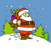 Jolly Santa Claus Coloring